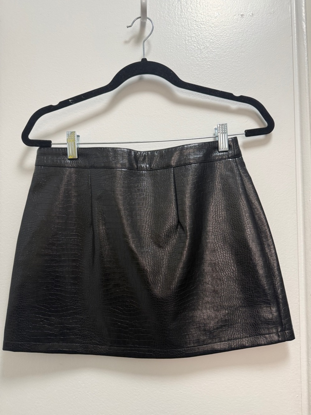 🖤NWT- Steve Madden ‘Cameron’ Faux Leather Black Mini Skirt, Size 2 - Picture 8 of 9